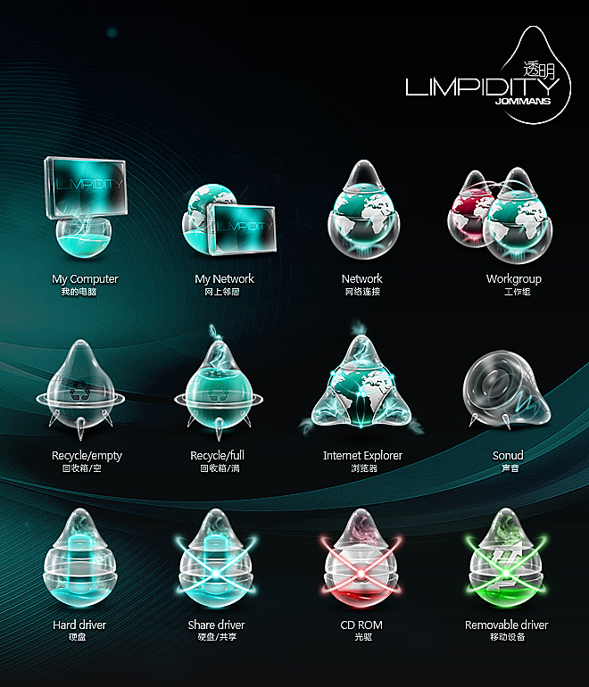 Limpidity / icons design