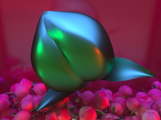 C4D小练习-桃太郎