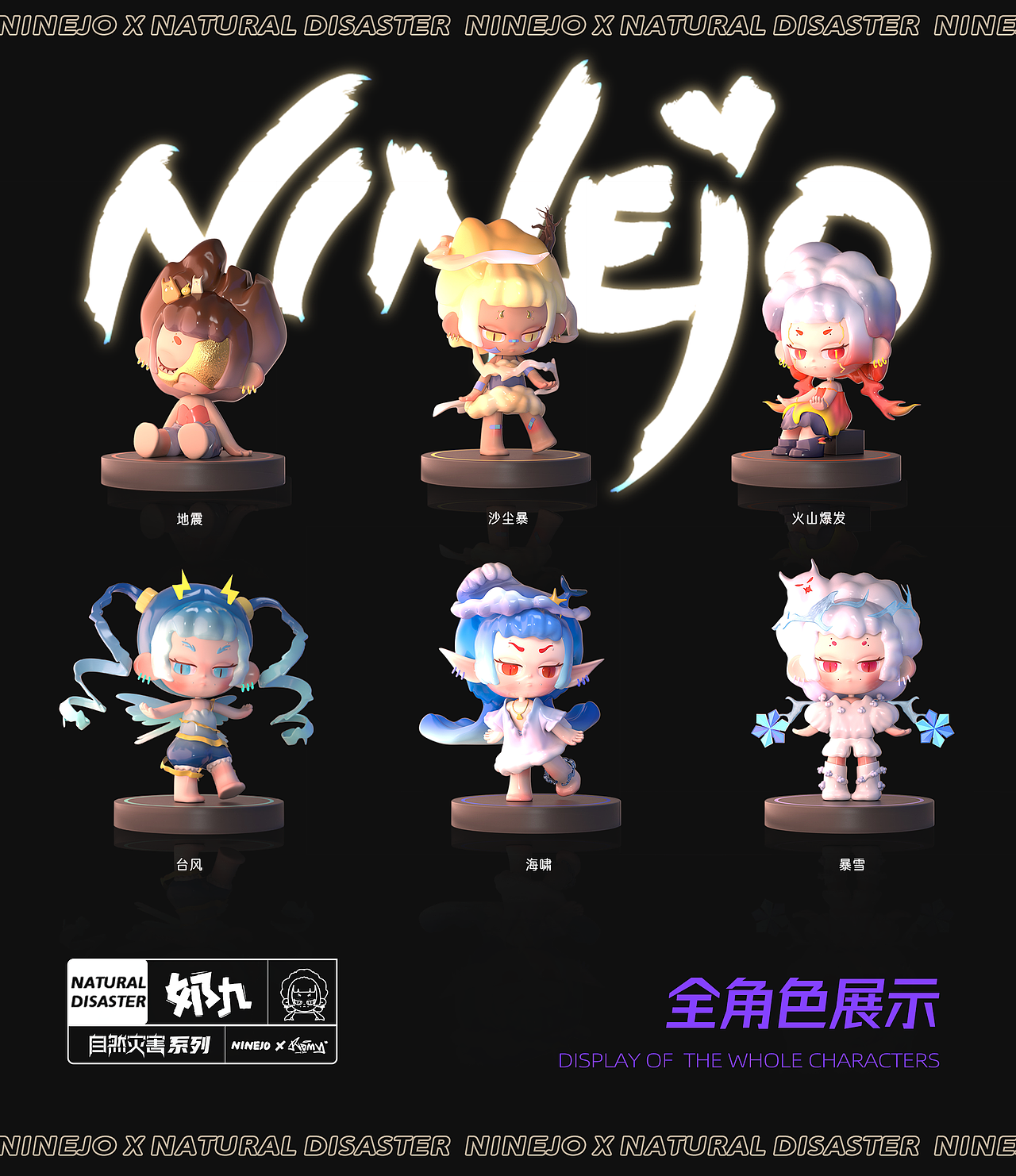 NINEJO 奶九 ｜ NATURAL DISASTER 系列（图ZMjcwNjI3MTYw） - IP形象 - 站酷设计师Remy小蕾咪原创素材 - 站酷ZCOOL