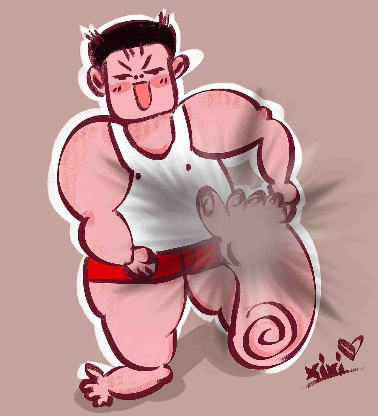 一般般的小宝 一般般的拽（图ZOTE4NzA4NTI=） - 新锐潮流插画 - 站酷设计师喜喜xixi原创素材 - 站酷ZCOOL
