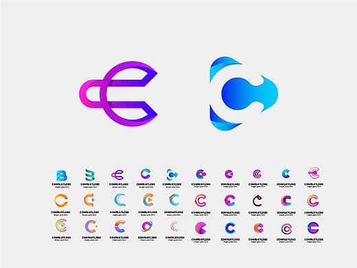 字母BC创意logo设计