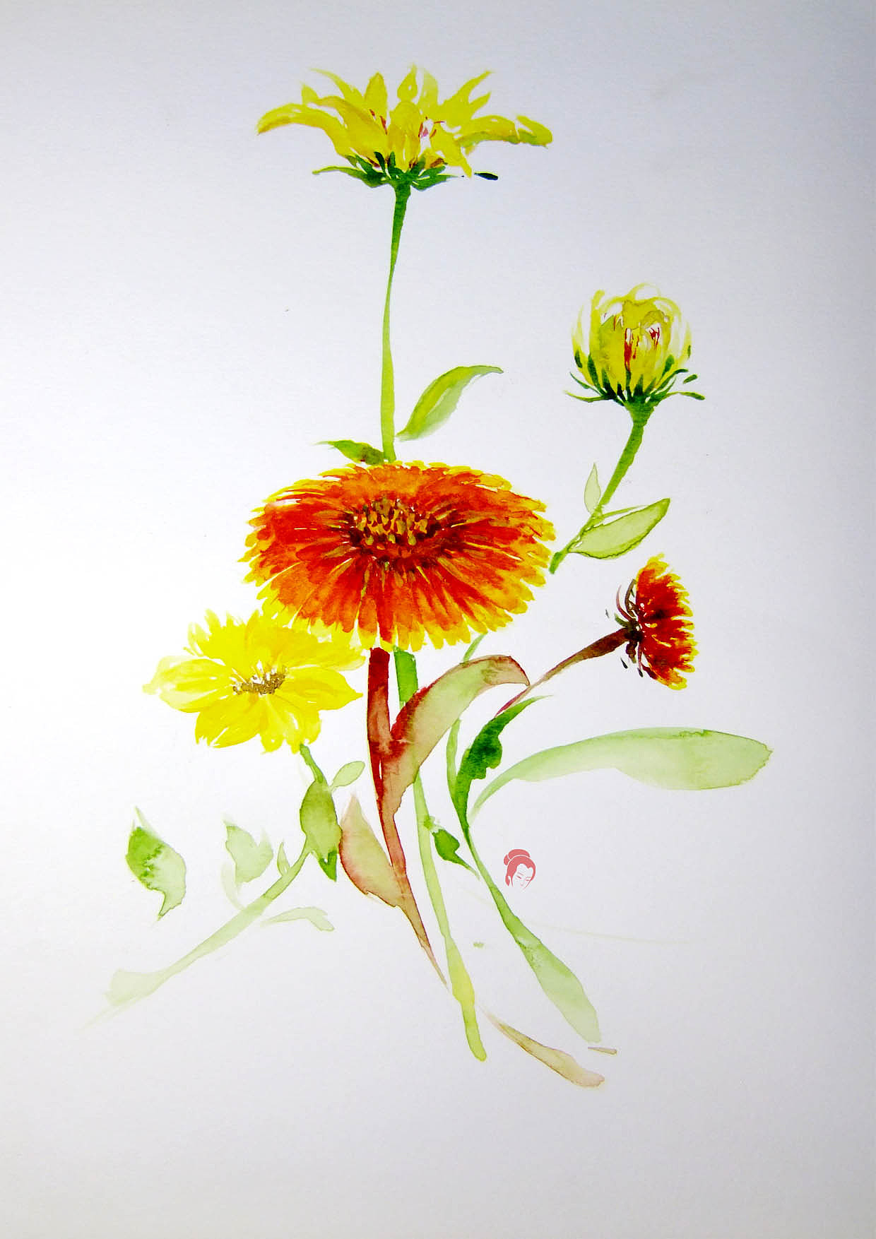 逸水花----（水彩，花鸟，浪漫，小写意，半写实，人物）（图ZMzAxNjg5ODA=） - 创作习作 - 站酷设计师逸语阁原创素材 - 站酷ZCOOL