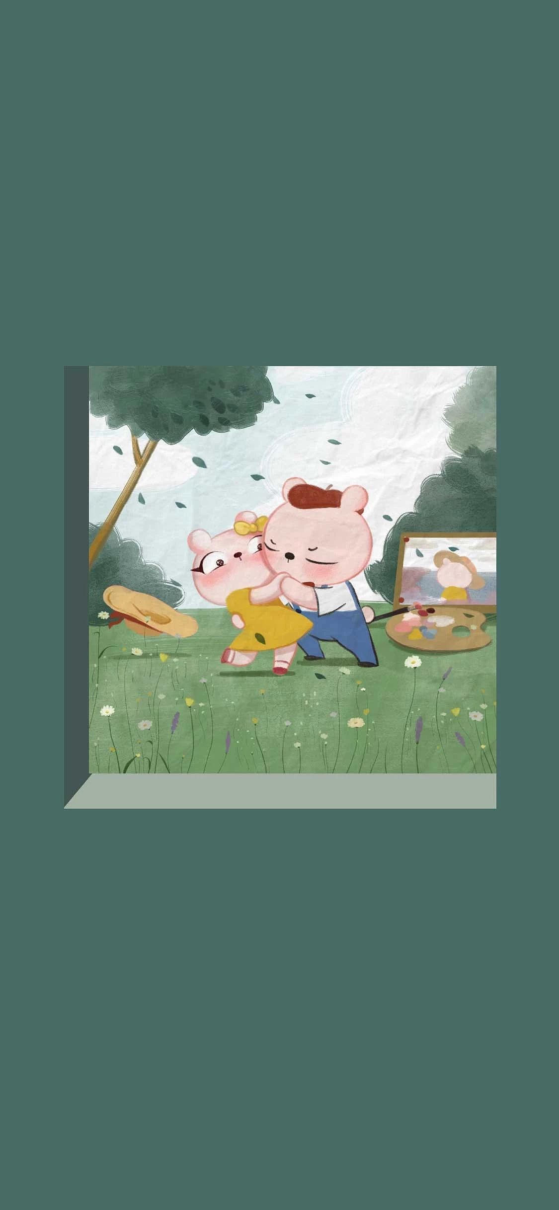 冷兔baby —— 小画家系列（图ZMTc3MDU1MjM2） - 商业插画 - 站酷设计师冷兔同学原创素材 - 站酷ZCOOL