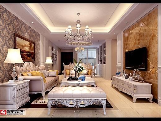 中铁逸都F区124平现代简欧风格装修设计方案！