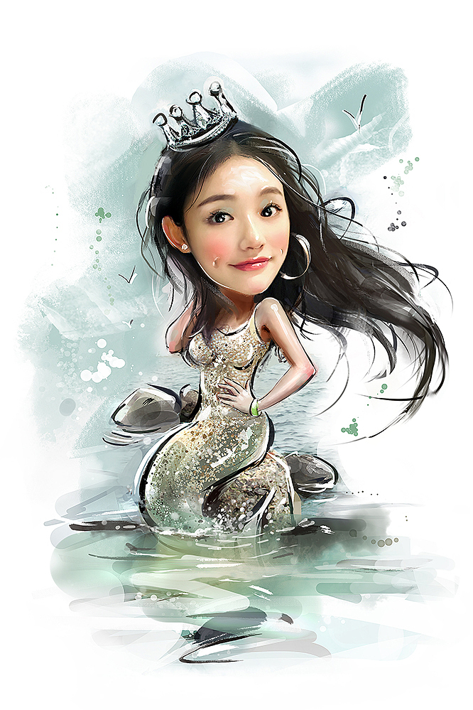 人鱼传说（图ZNjE4OTEzODg=） - 创作习作 - 站酷设计师依恒CG原创素材 - 站酷ZCOOL