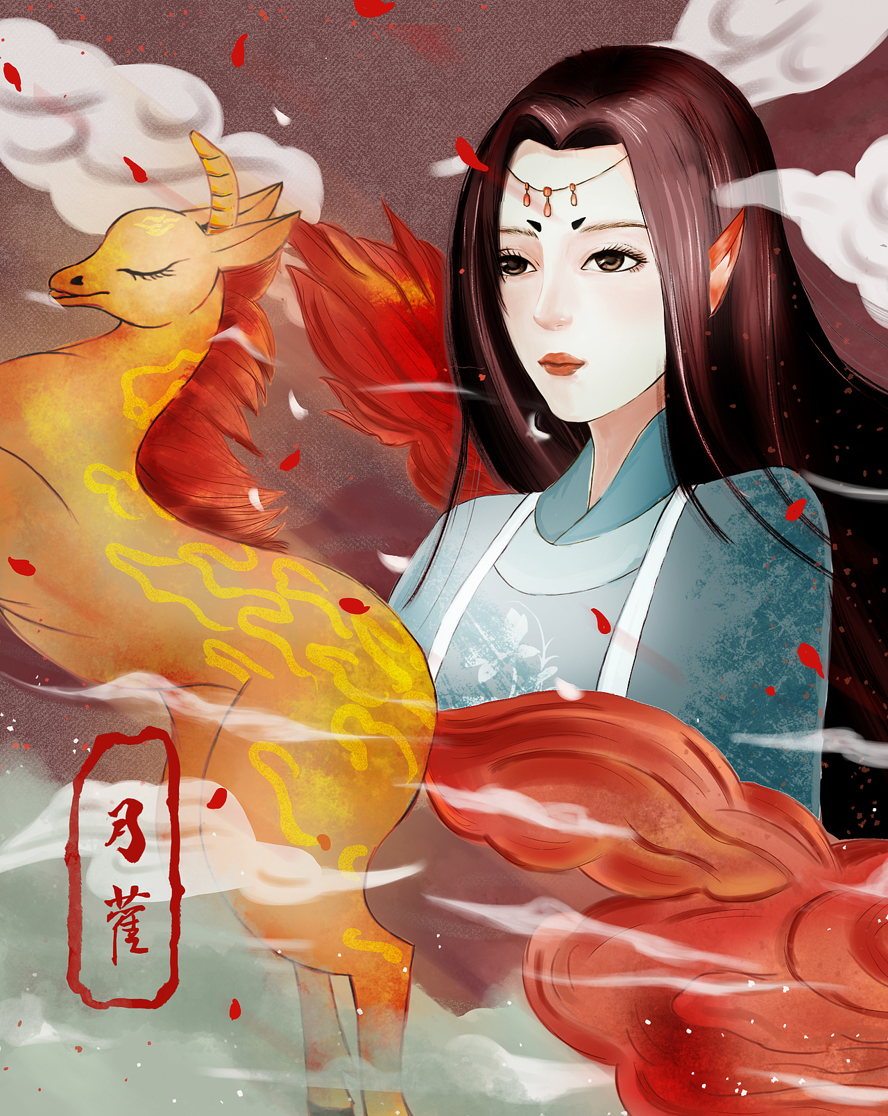 山海经系列（图ZMjIzMTk4ODI4） - 创作习作 - 站酷设计师城_春原创素材 - 站酷ZCOOL