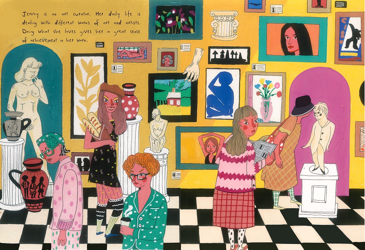 But first, Coffee!（图ZMzI5MjgwMjY0） - 绘本 - 站酷设计师yalan_yl原创素材 - 站酷ZCOOL