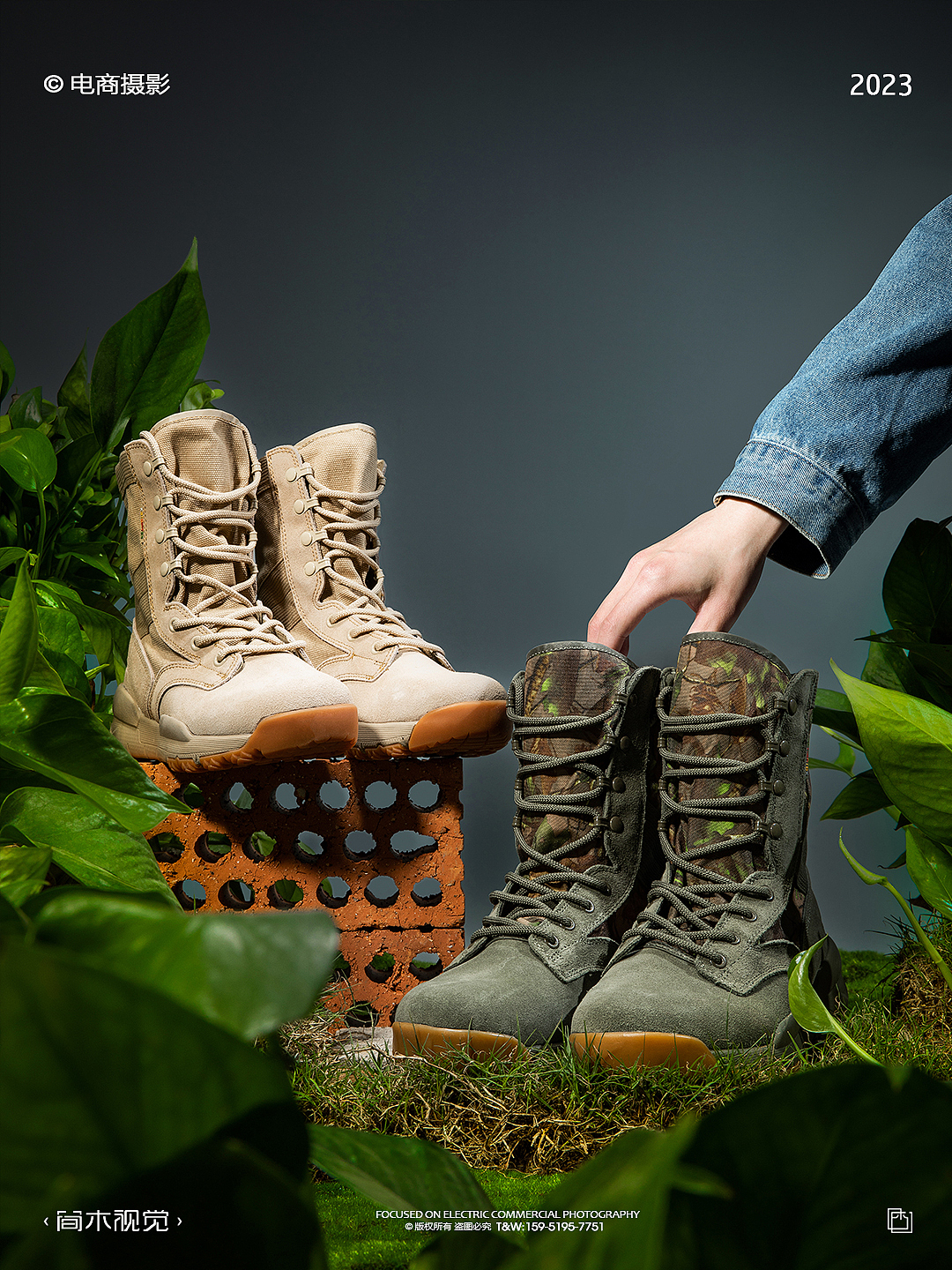 登山鞋产品创意摄影丨简木视觉 男士登山靴子鞋子拍摄（图ZMzM5MzQ3OTcy） - 产品摄影 - 站酷设计师简木视觉原创素材 - 站酷ZCOOL