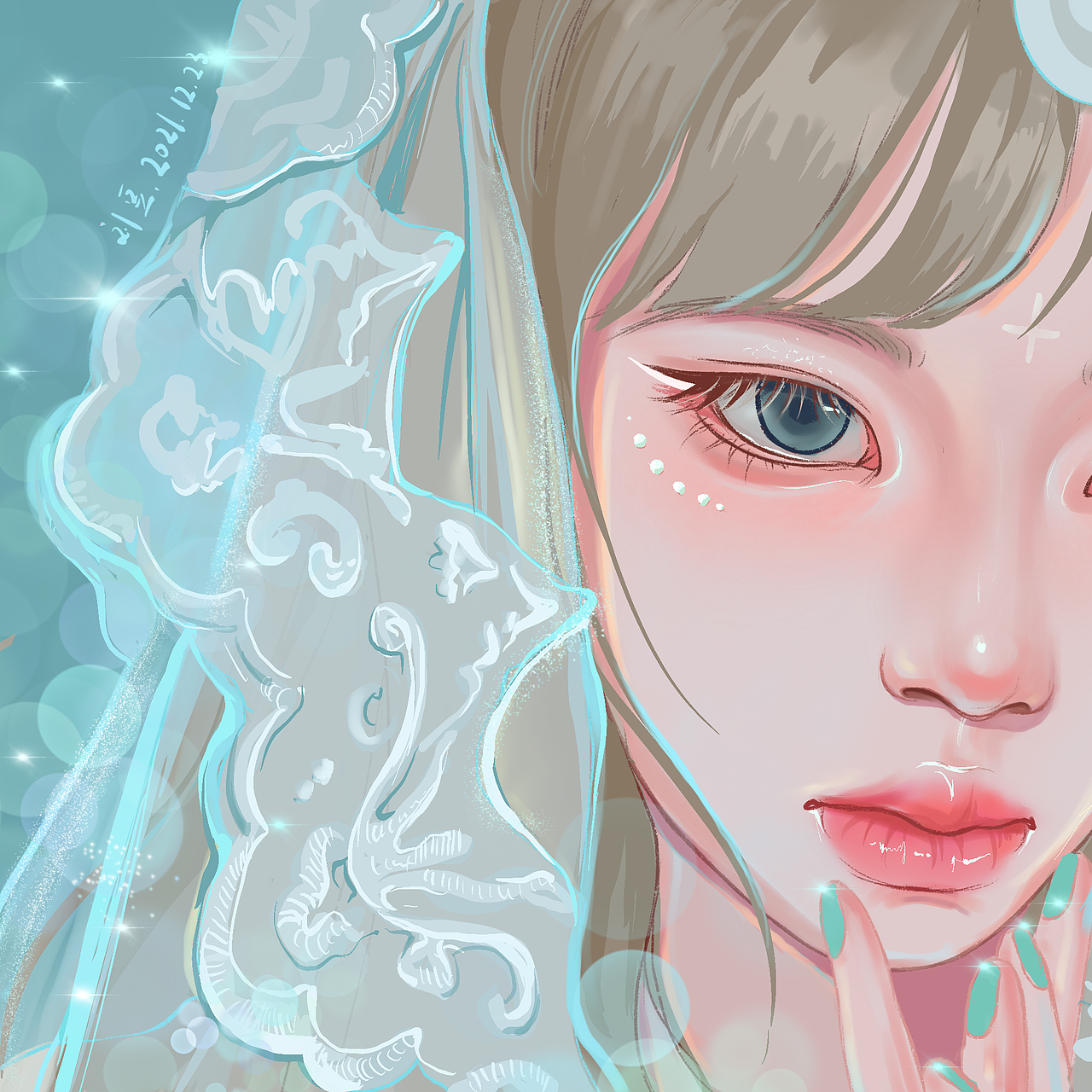 头像合集-花与少女