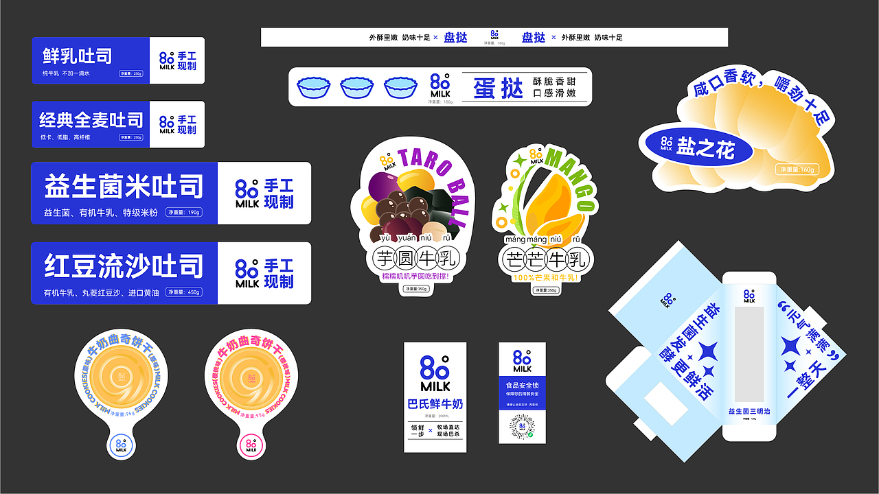 80°MILK丨牛奶烘焙社区店品牌升级（图ZMzQzOTY2Nzk2） - 品牌 - 站酷设计师原来如此品牌升级原创素材 - 站酷ZCOOL