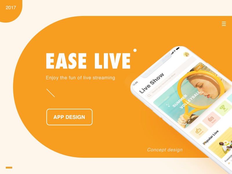Ease Live app - 概念练习