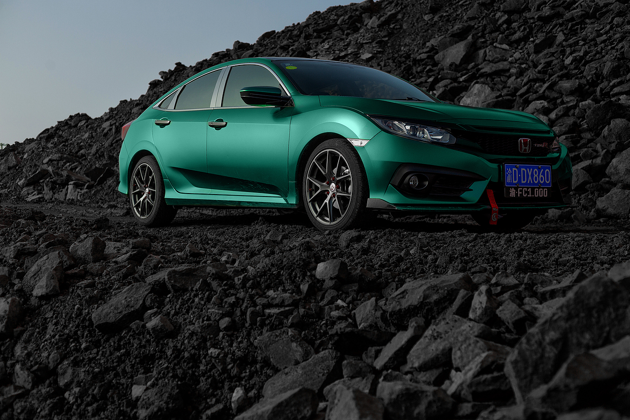 【后期修图】思域暗黑系修图对比