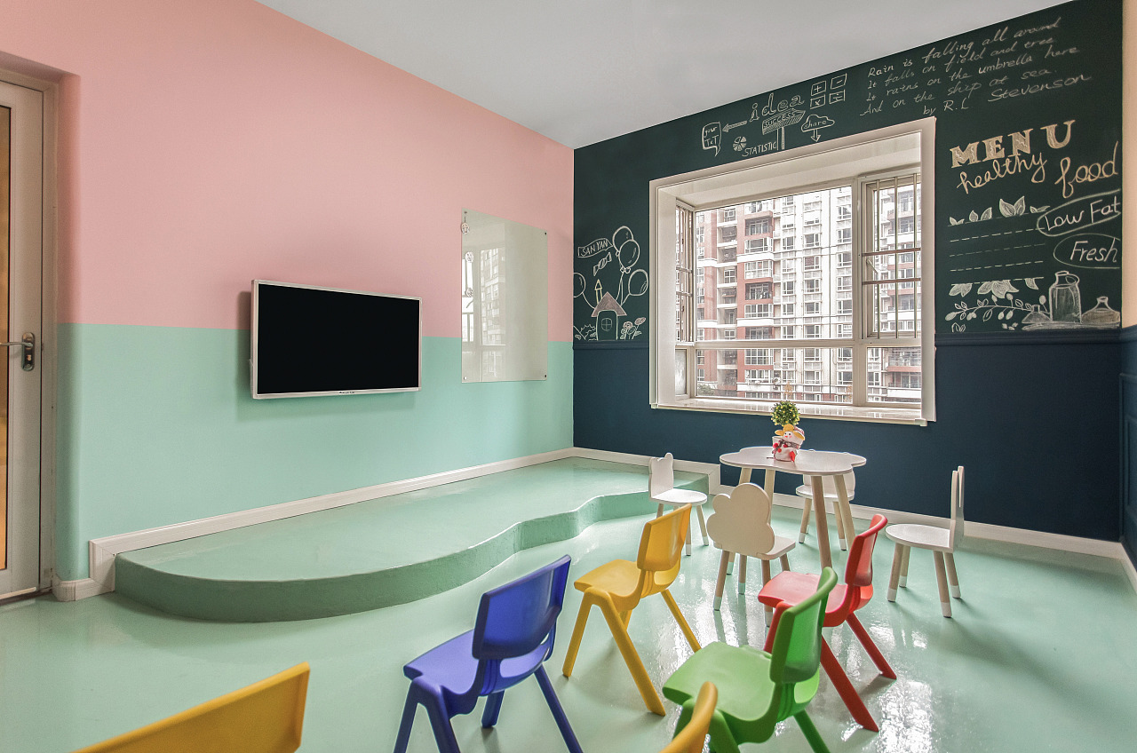 儿童阅览室空间设计|空间|家装设计|知白空间设计 - 原创作品 - 站酷 (ZCOOL)