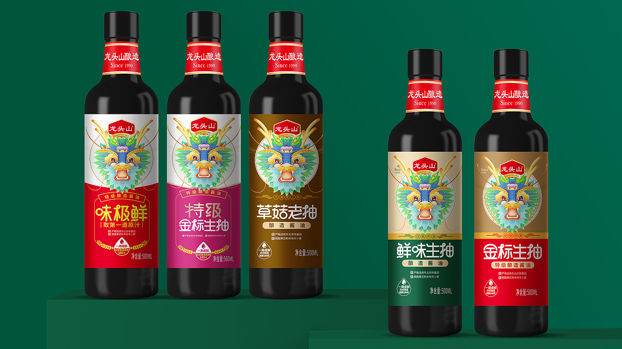 树调味品品牌“龙牌地位”——调味品包装设计