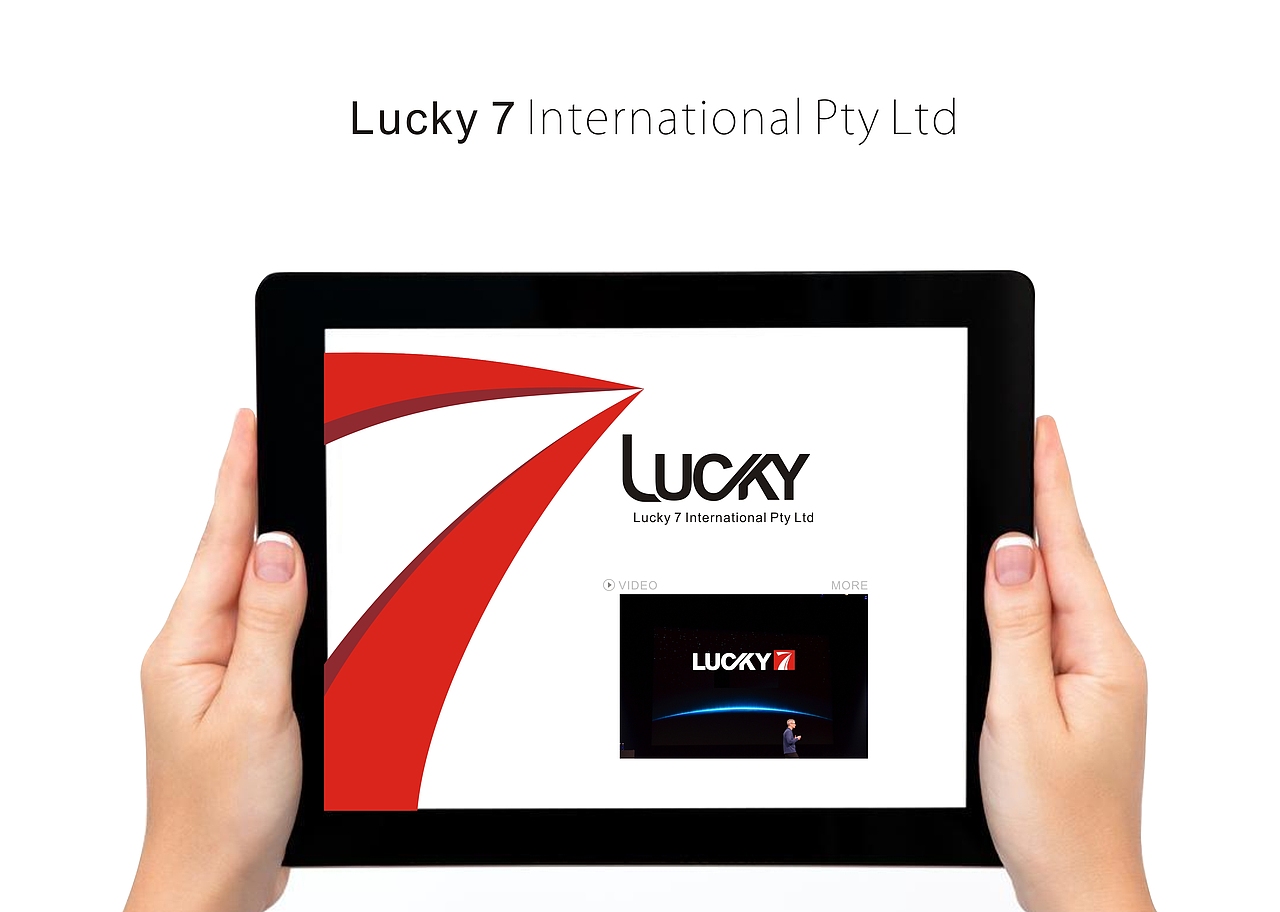 Lucky 7 International Pty Ltd 中澳貿(mào)易公司（圖ZNDI2NTM1MzY=） - Logo - 站酷設(shè)計(jì)師朱胤龍?jiān)瓌?chuàng)素材 - 站酷ZCOOL