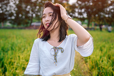 田园女孩（图ZMTMwNDQ3MTQ0） - 人像摄影 - 站酷设计师贱贱Jesse原创素材 - 站酷ZCOOL