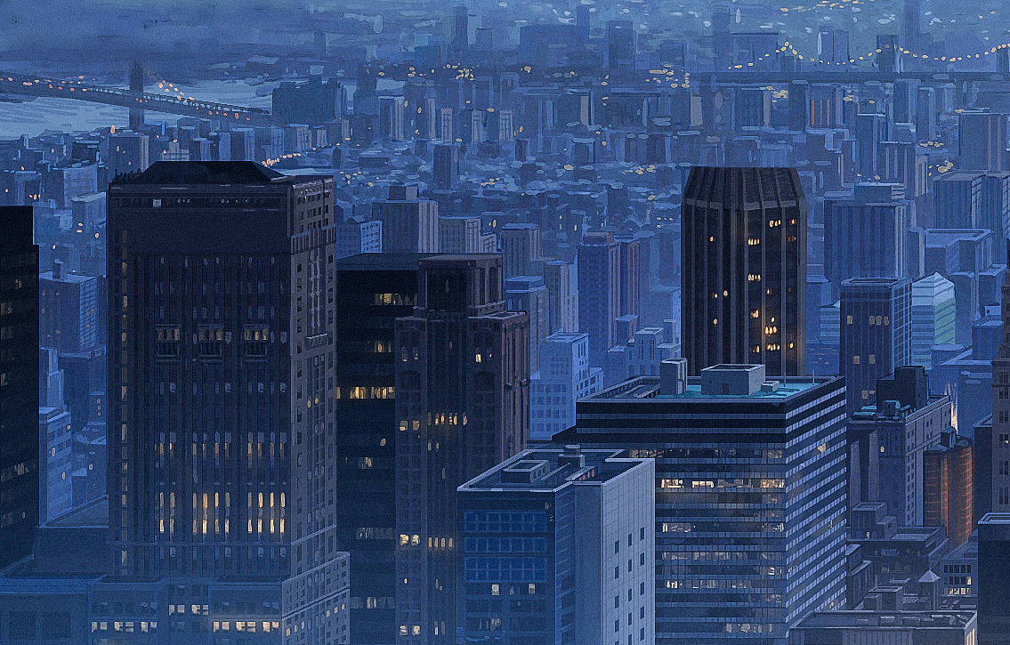 画了张城市场景|插画|创作习作|梨花湾 - 原创作品 - 站酷 (zcool)