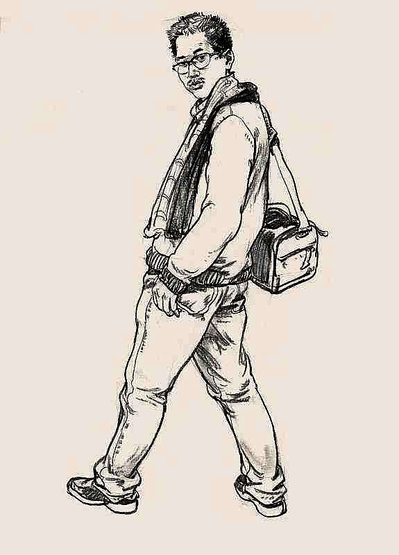 人物速写（图ZMTM3OTEzMzA0） - 绘画 - 站酷设计师艺人xht原创素材 - 站酷ZCOOL