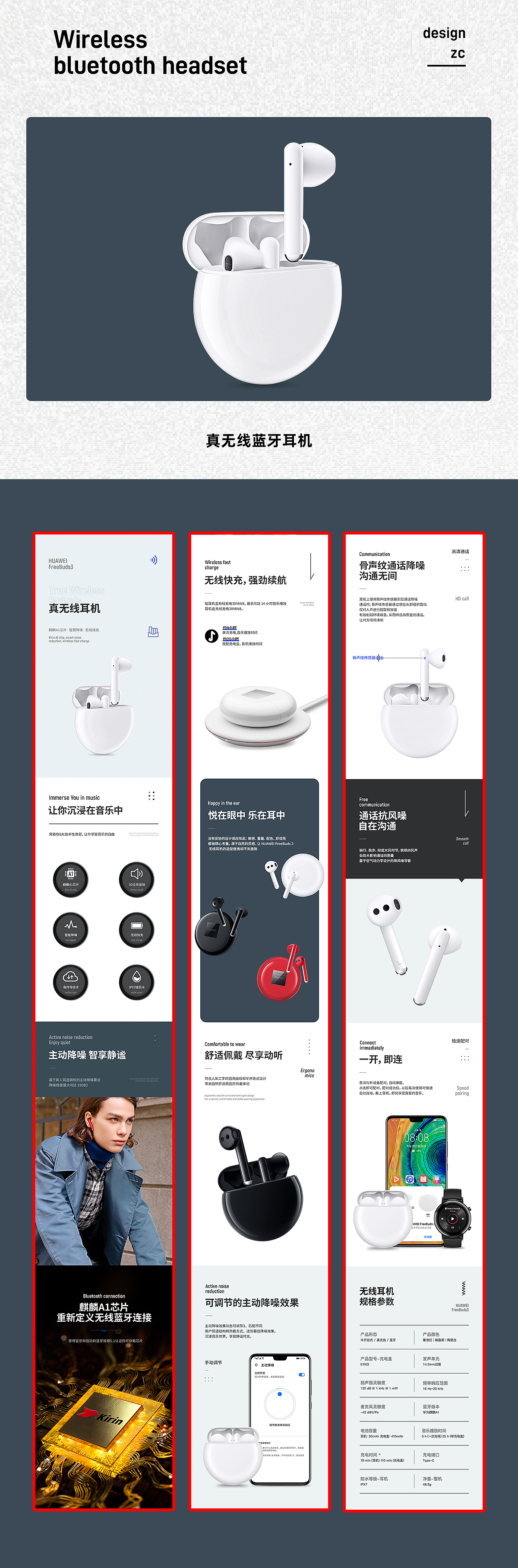 蓝牙耳机X2（图ZMjIxOTQyMDUy） - 电商 - 站酷设计师谷鸣智创视觉原创素材 - 站酷ZCOOL