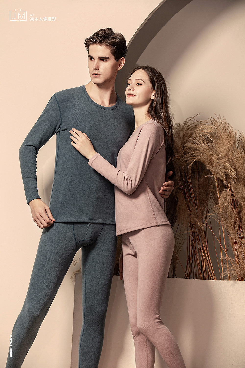 保暖内衣平面摄影丨简木视觉 × 内衣秋衣睡衣 人像摄影