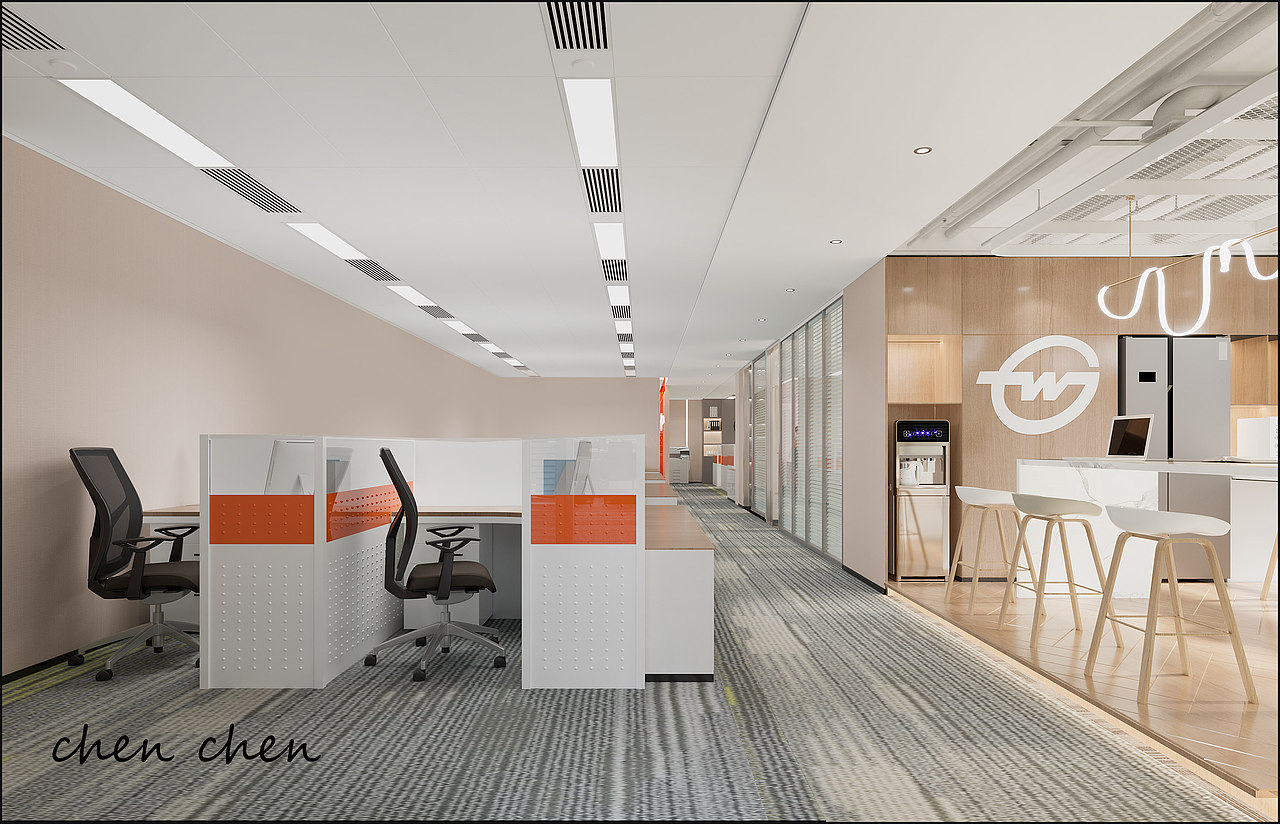 星夜设计 | 线性的律动,炽造办公室改造