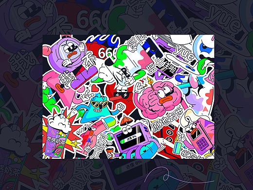 MasterGo[情绪加工厂]表情贴纸设计