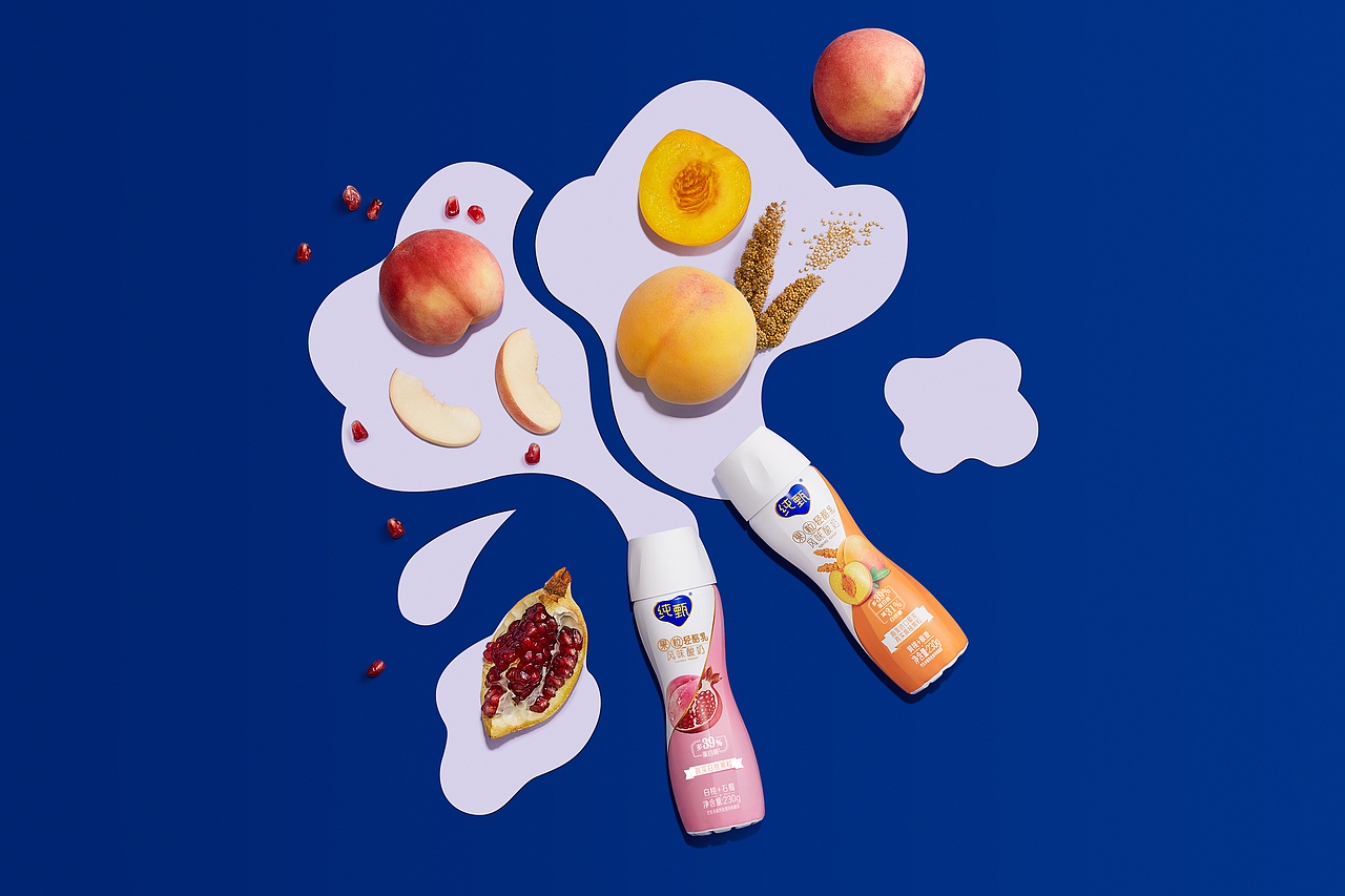 「商业修图」2021蒙牛纯甄小蛮腰宣传图（图ZMjk0NDUxODIw） - 修图/后期 - 站酷设计师涂雪飞原创素材 - 站酷ZCOOL