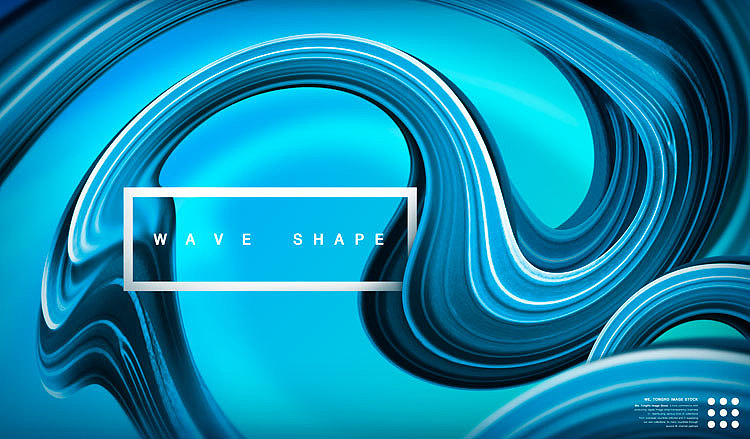 流体动感线条品牌科技发布会主视觉kv背景ps海报设计|平面|其他平面|