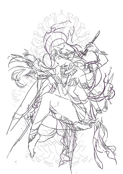 女神（图ZODE2MjQwNDQ=） - 商业插画 - 站酷设计师SharonC14原创素材 - 站酷ZCOOL