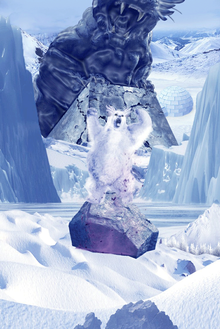 自媒体设计《末日之后》----冰（图ZMTYwNDM2NTQ4） - 宣传物料 - 站酷设计师暹罗不是猫原创素材 - 站酷ZCOOL