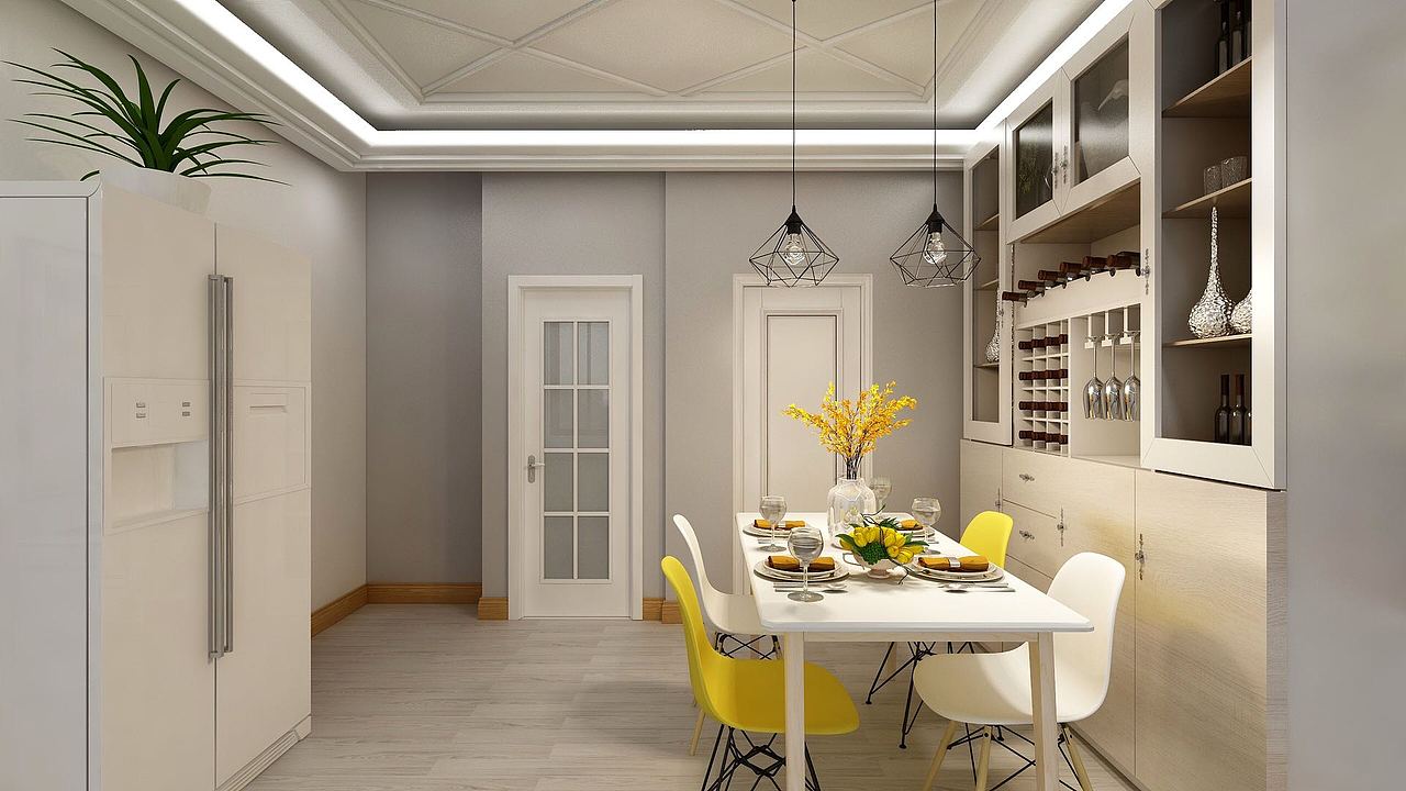 #室内设计##餐厅设计#（图ZMTg5MDU2MDcy） - 家装设计 - 站酷设计师小熊司令o原创素材 - 站酷ZCOOL