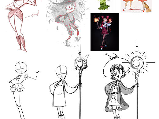 我的插画风格探索路1