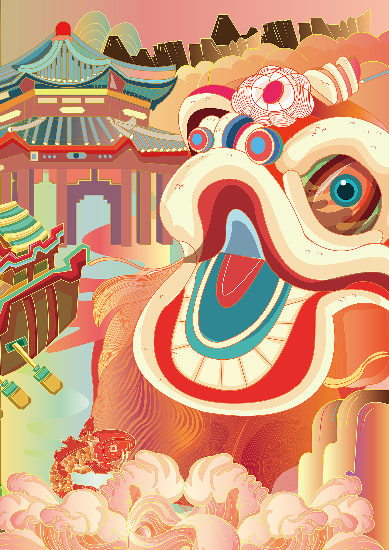 栖云《毕设插画》