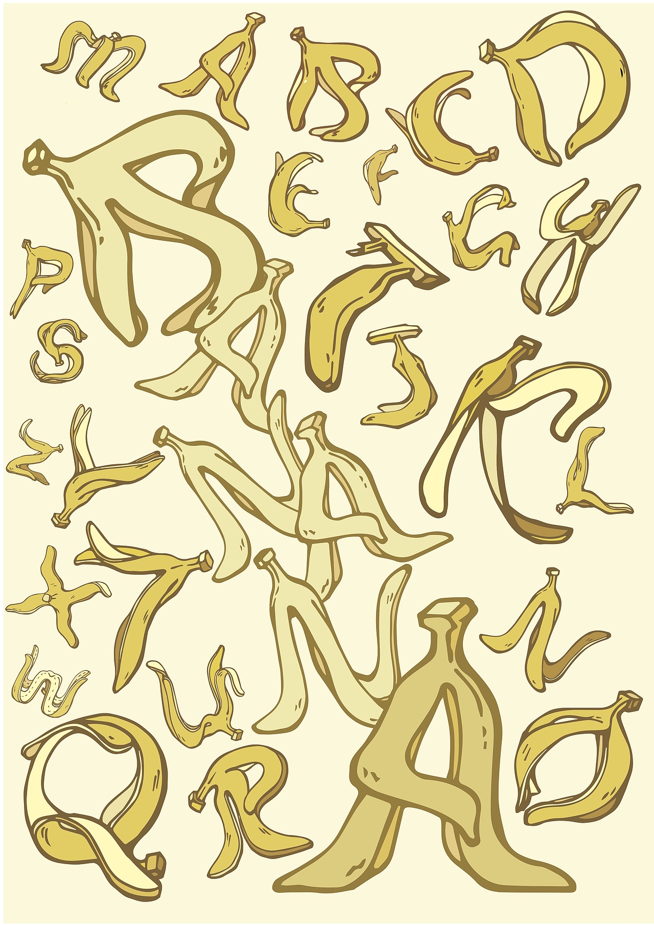 HBPD | 香蕉皮字体设计