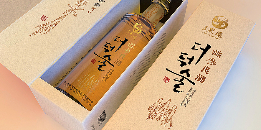 雪域鹿遥— —沙参酒包装