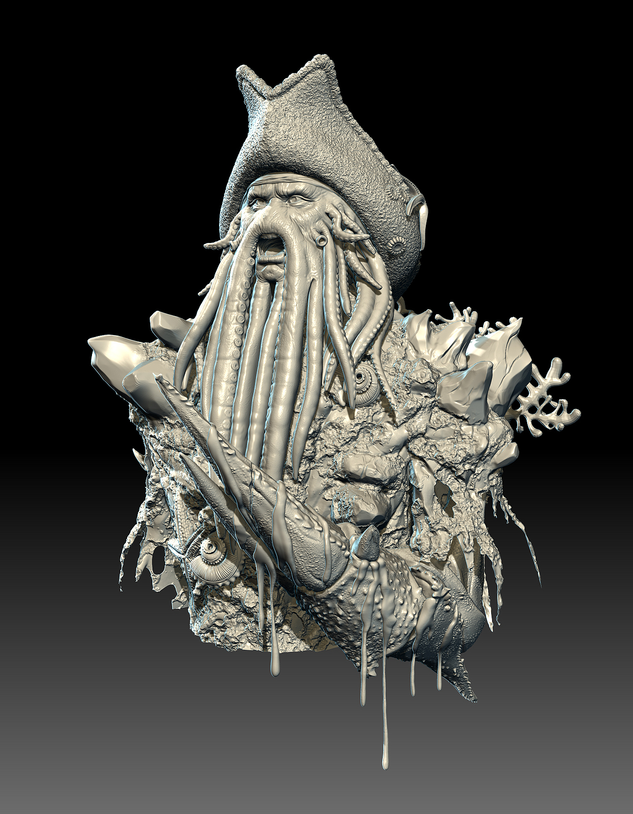 Davy Jones（更新一个版本）（图ZMjM0MTMyMjA=） - 人物/生物 - 站酷设计师jxwjxwqq原创素材 - 站酷ZCOOL