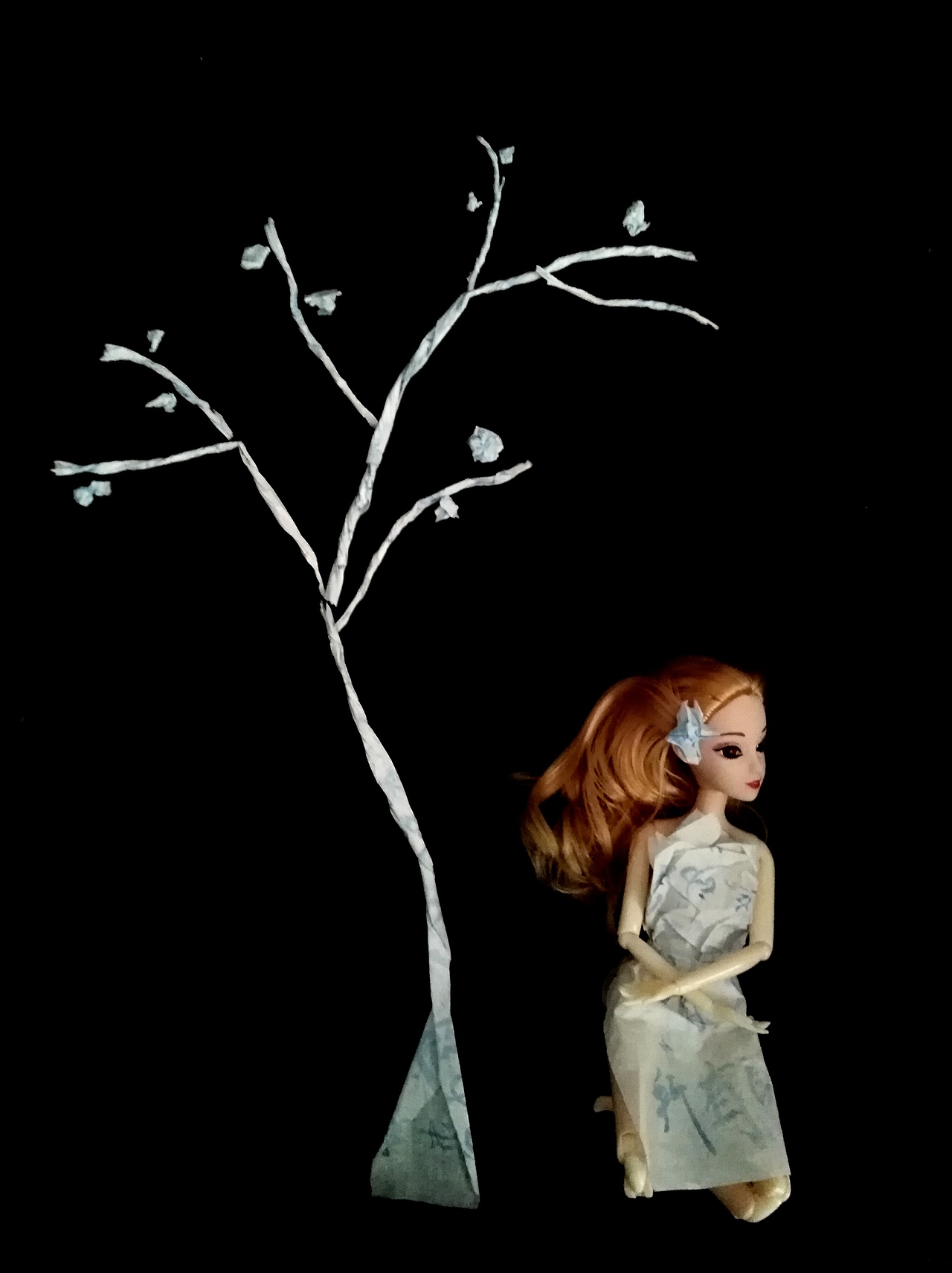 挂住你。 miss you。