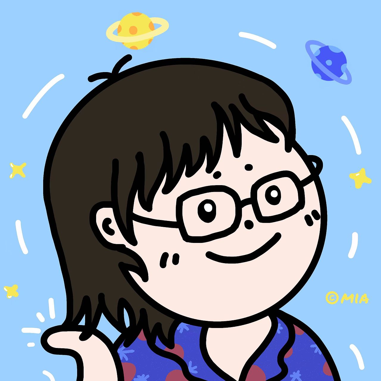 Q版扁平可爱头像 / 原创插画（图ZMjg4MzMwMjQ0） - 商业插画 - 站酷设计师MiaDeng原创素材 - 站酷ZCOOL