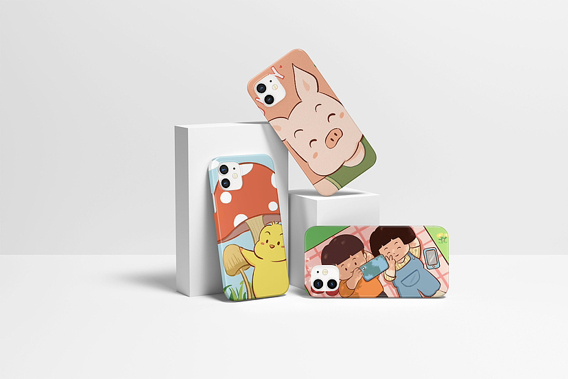 原创插画IP 胖胖菇（图ZMzM1NzY1MjQw） - 创作习作 - 站酷设计师娜娜插画原创素材 - 站酷ZCOOL