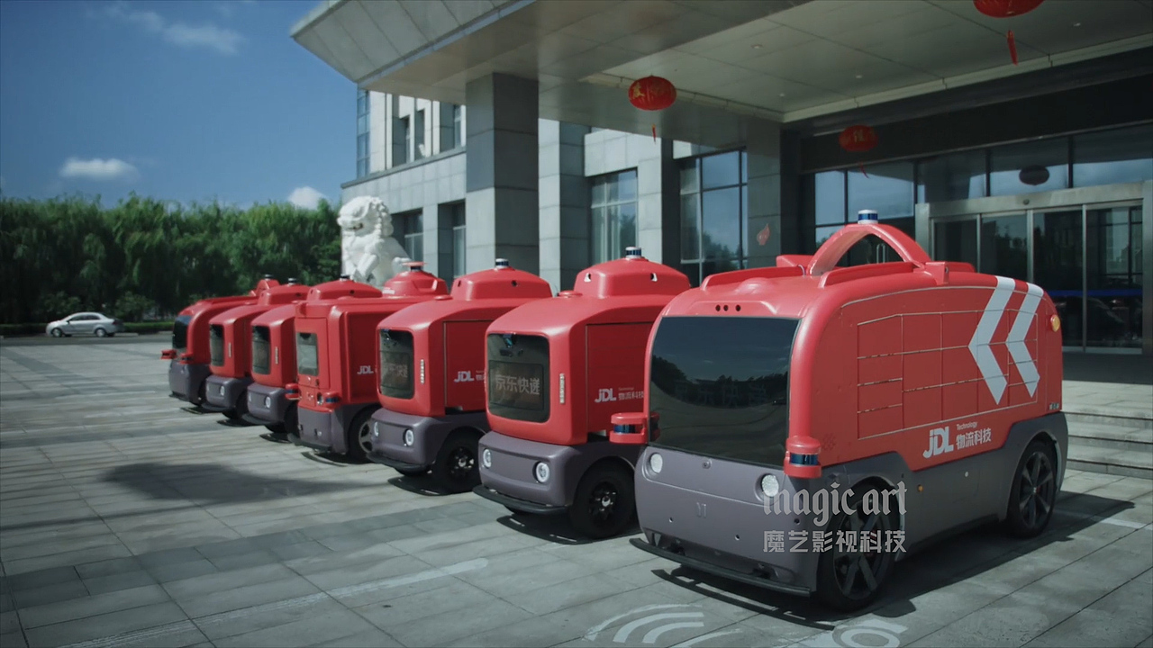 京东无人车科技版_全球首个无人配送城市（图ZMjM4NTAxMzQ0） - 宣传片 - 站酷设计师魔艺影视原创素材 - 站酷ZCOOL