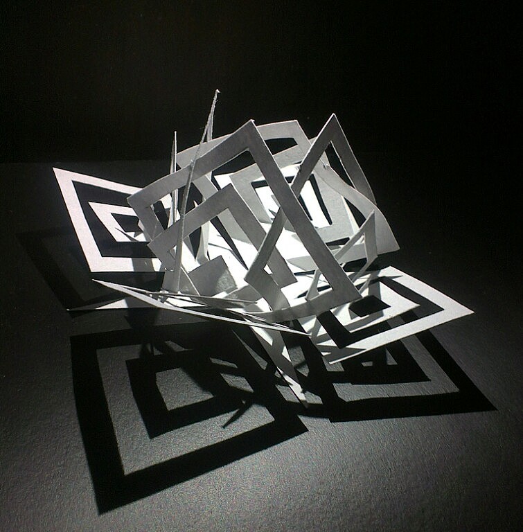 立体构成--剪纸