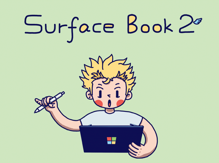 Surface Book 2 电脑包图案设计