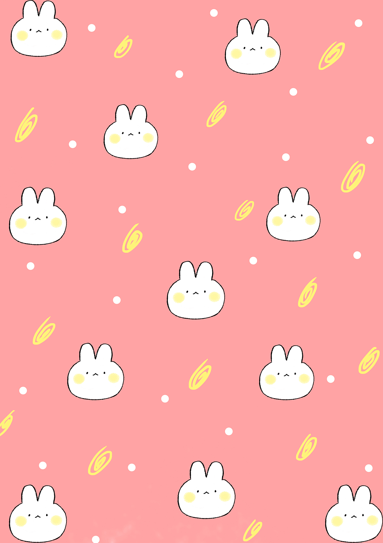 小兔壁纸（图ZMTk4NDE5OTA0） - 艺术插画 - 站酷设计师orange_大橙子原创素材 - 站酷ZCOOL