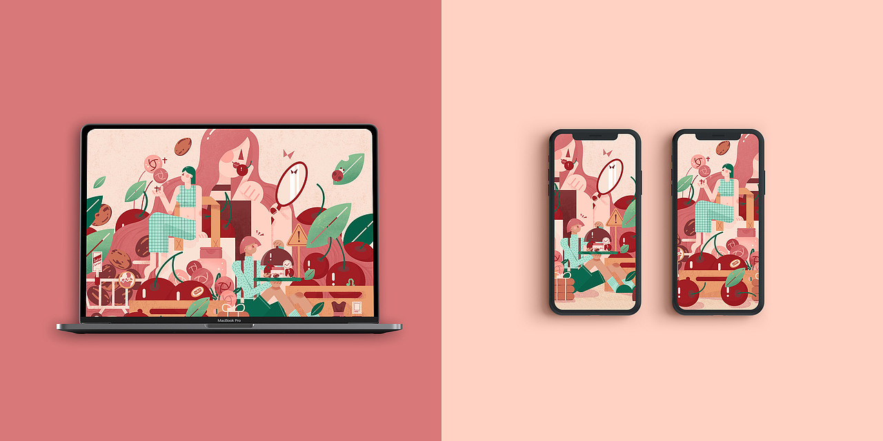 在水果市集，品嘗美麗丨#my CLARINS 尋找天然好食肌#（圖ZMjk3OTUzOTAw） - 海報 - 站酷設(shè)計師珮琳Peli原創(chuàng)素材 - 站酷ZCOOL