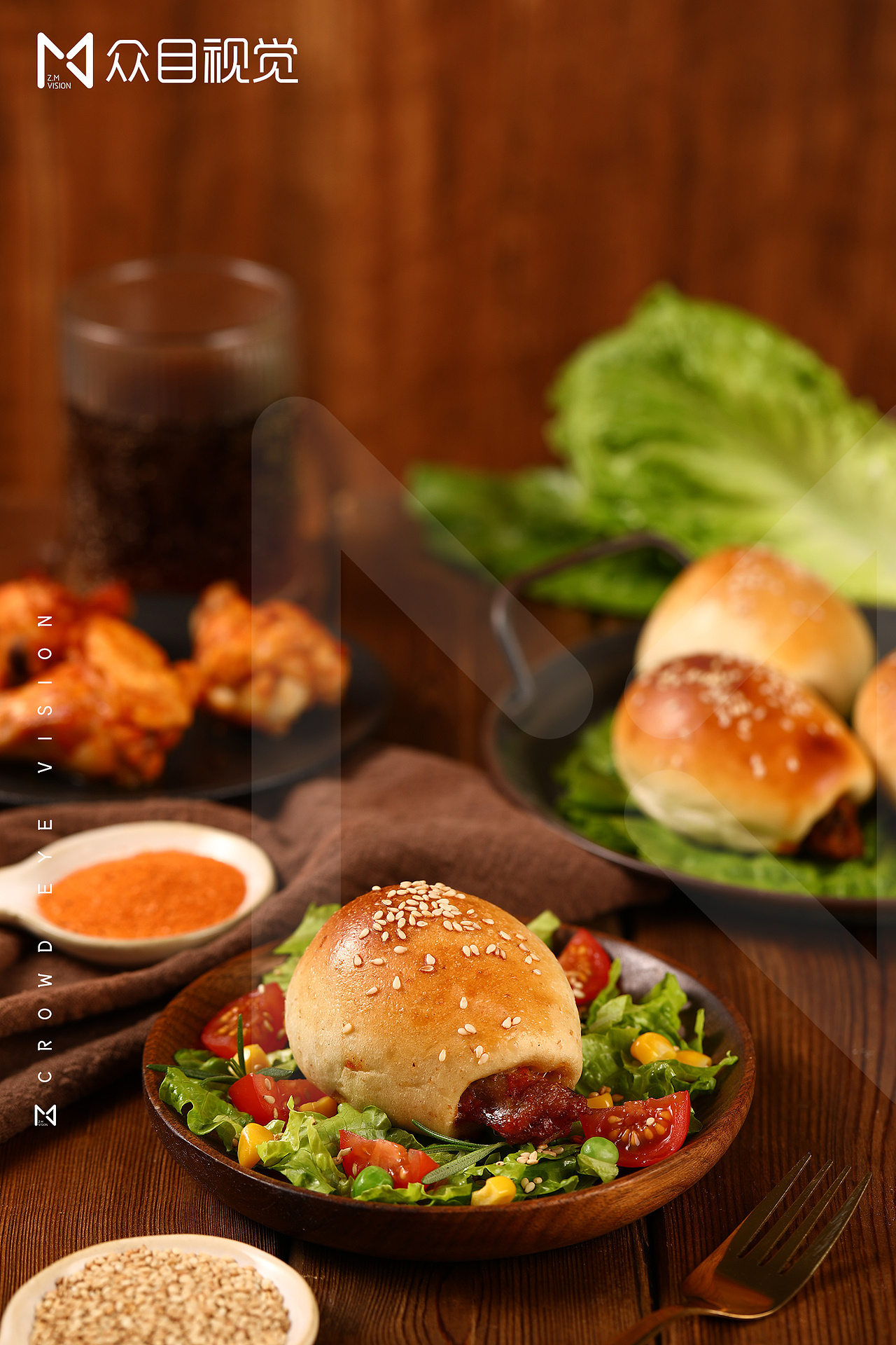 - 2023 - 烤鸡汉堡披萨 | 食品拍摄（图ZMzM5MjIzMDAw） - 美食摄影 - 站酷设计师众目视觉原创素材 - 站酷ZCOOL