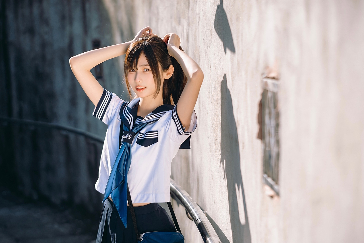 老城区jk(佳佳jayaa)（图ZMzU5MDU3NjA0） - 人像摄影 - 站酷设计师Mox999原创素材 - 站酷ZCOOL