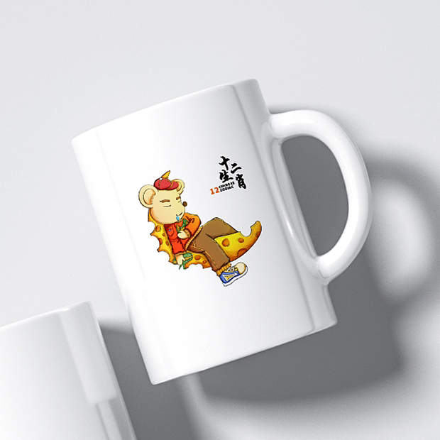 十二生肖-子鼠（图ZMzE5ODQzOTk2） - 创作习作 - 站酷设计师多拉Z梦原创素材 - 站酷ZCOOL