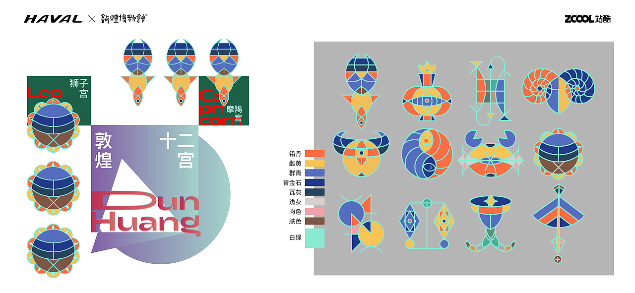 敦煌十二宫-12星座在敦煌「敦煌系博物馆&哈弗文创」