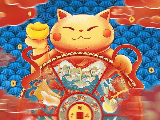 新年守财神兽
