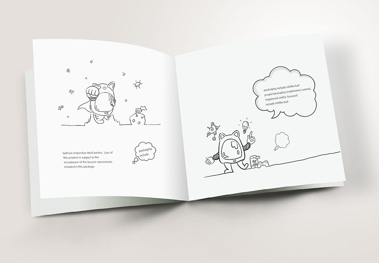 金极点智能儿童机器人的包装插画设计 品牌VI 海报宣传（图ZODAyNjI5NDA=） - 品牌 - 站酷设计师Mr斑马原创素材 - 站酷ZCOOL